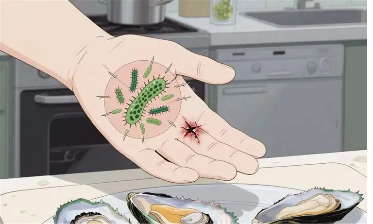 被海鲜刺伤别不当回事，感染这种菌死亡率极高