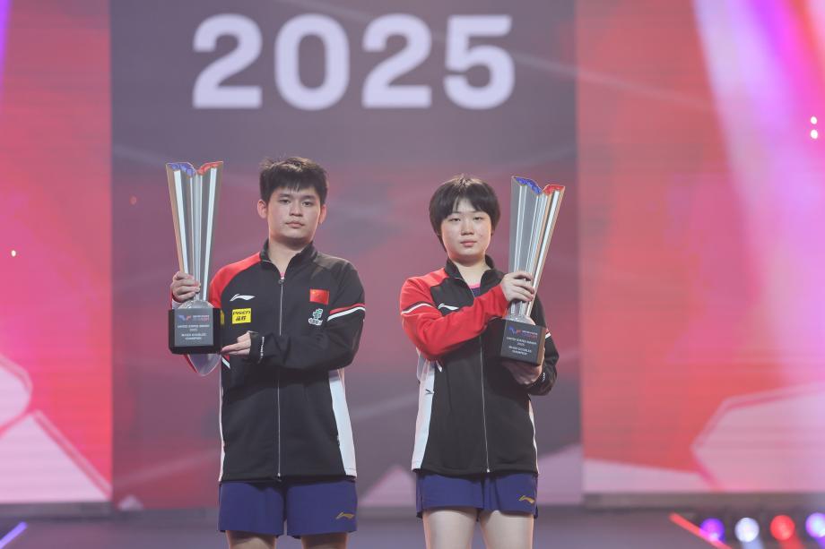 WTT美国大满贯-林诗栋/蒯曼3-0林仲勋/申裕斌夺冠