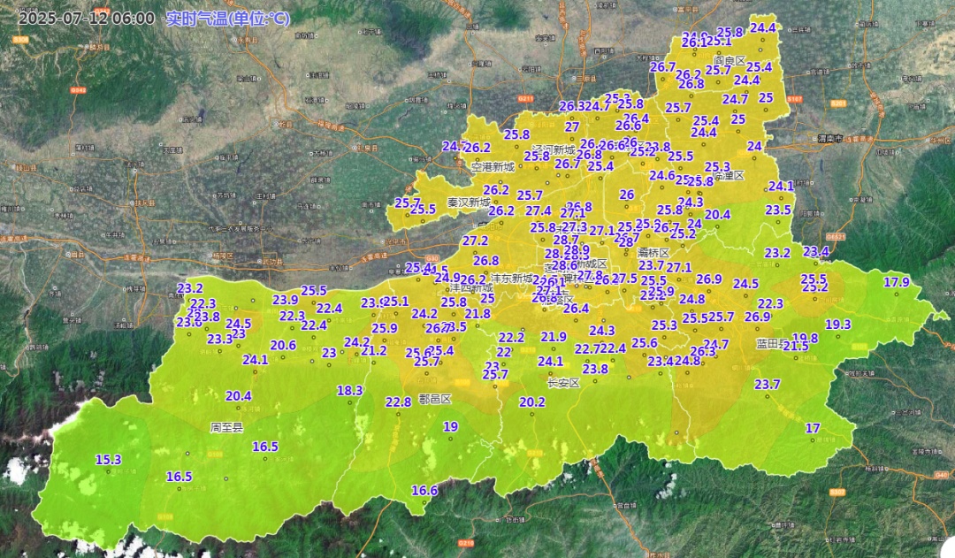 西安高温橙色预警中 高温最强时段已发布