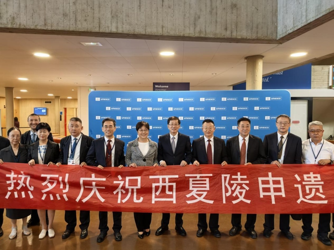 共同见证!“西夏陵”申遗现场难忘时刻 共同见证!“西夏陵”申遗现场难忘时刻