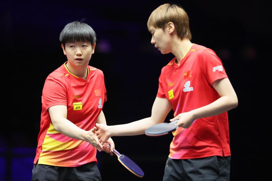 孙颖莎/王曼昱3-2韩国组合晋级WTT美国大满贯女双决赛