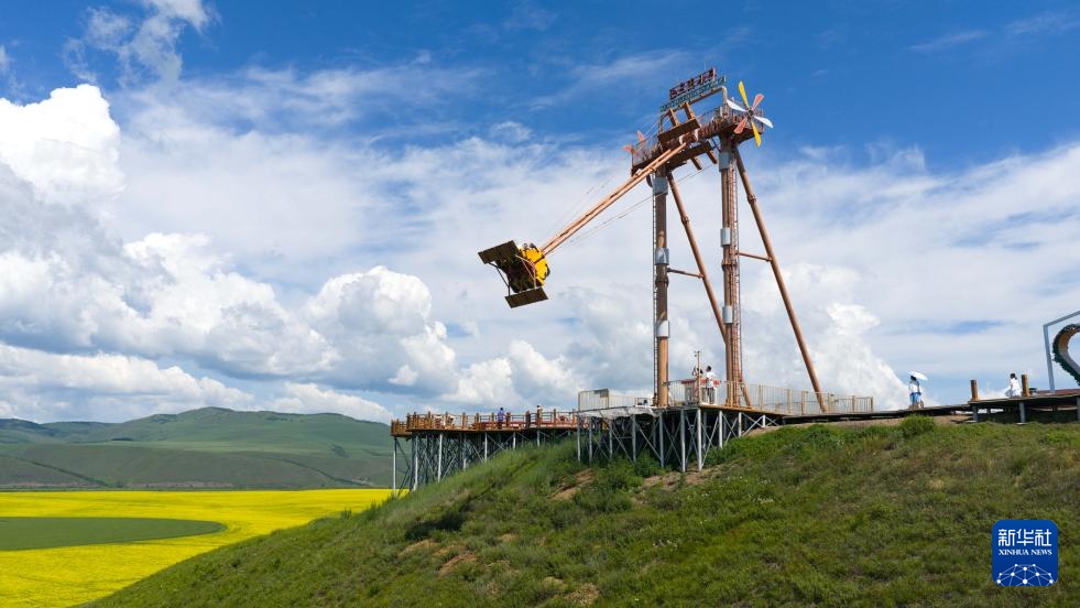 美丽中国丨内蒙古额尔古纳:油菜花海醉游人 美丽中国丨内蒙古额尔古纳:油菜花海醉游人