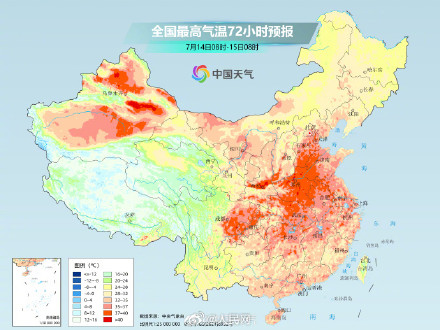 未来一周我国开启高温蒸煮模式