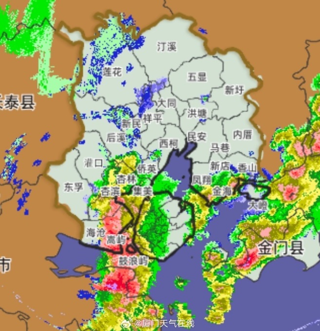 紧急预警！短时强降水又来了！厦门这些地方注意！