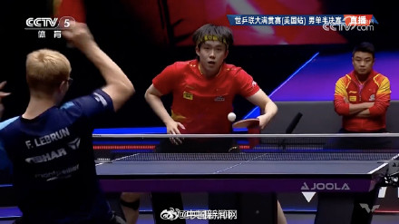 王楚钦晋级WTT美国大满贯男单决赛