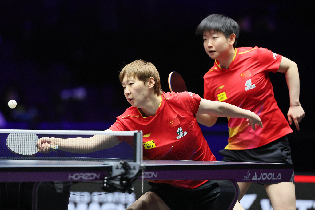 击败孙颖莎/王曼昱，王艺迪/蒯曼斩获美国大满贯女双冠军