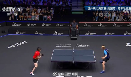 王楚钦晋级WTT美国大满贯男单决赛