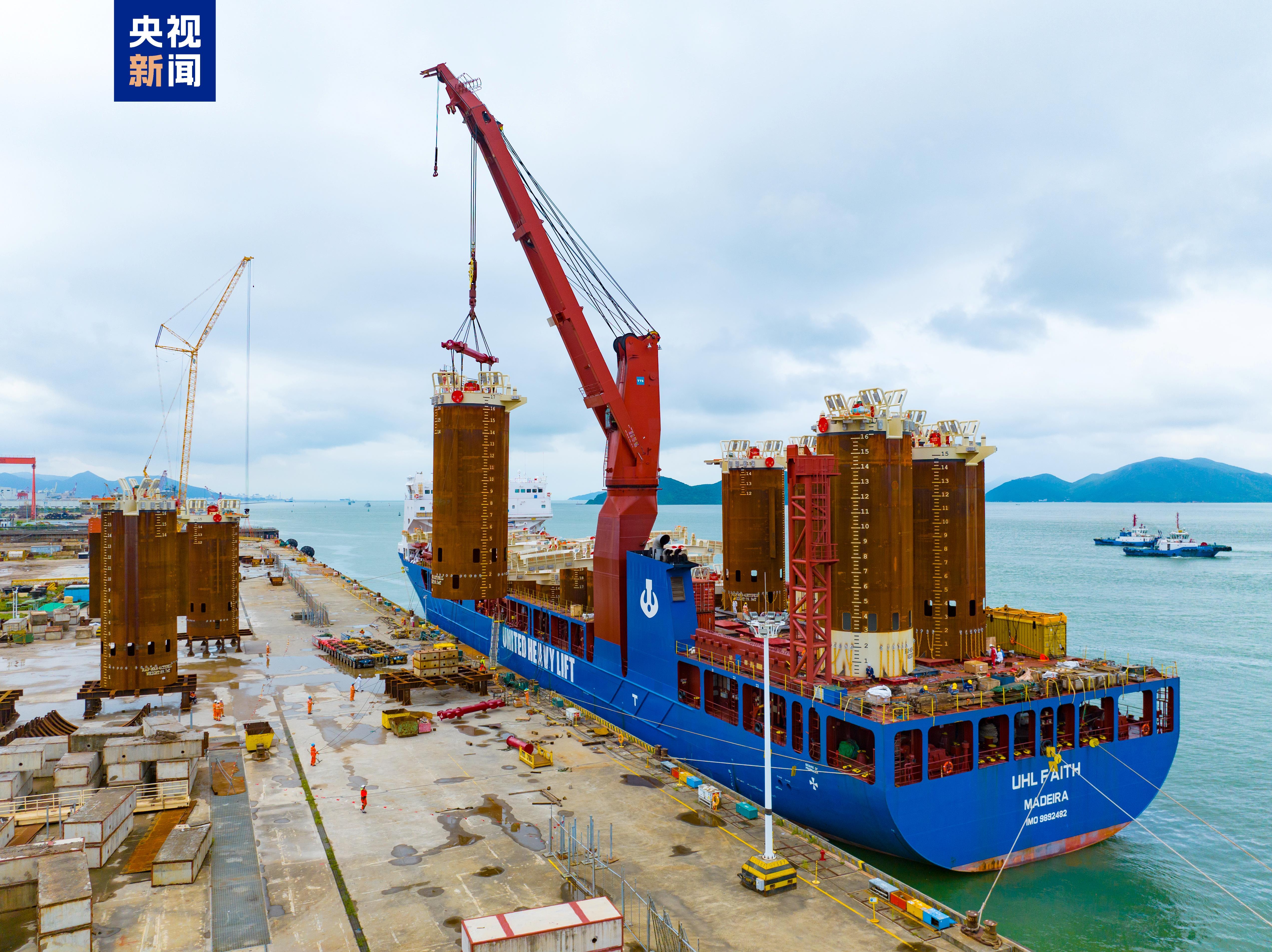 国产24套2000米级“定海神针”启运巴西 国产24套2000米级“定海神针”启运巴西