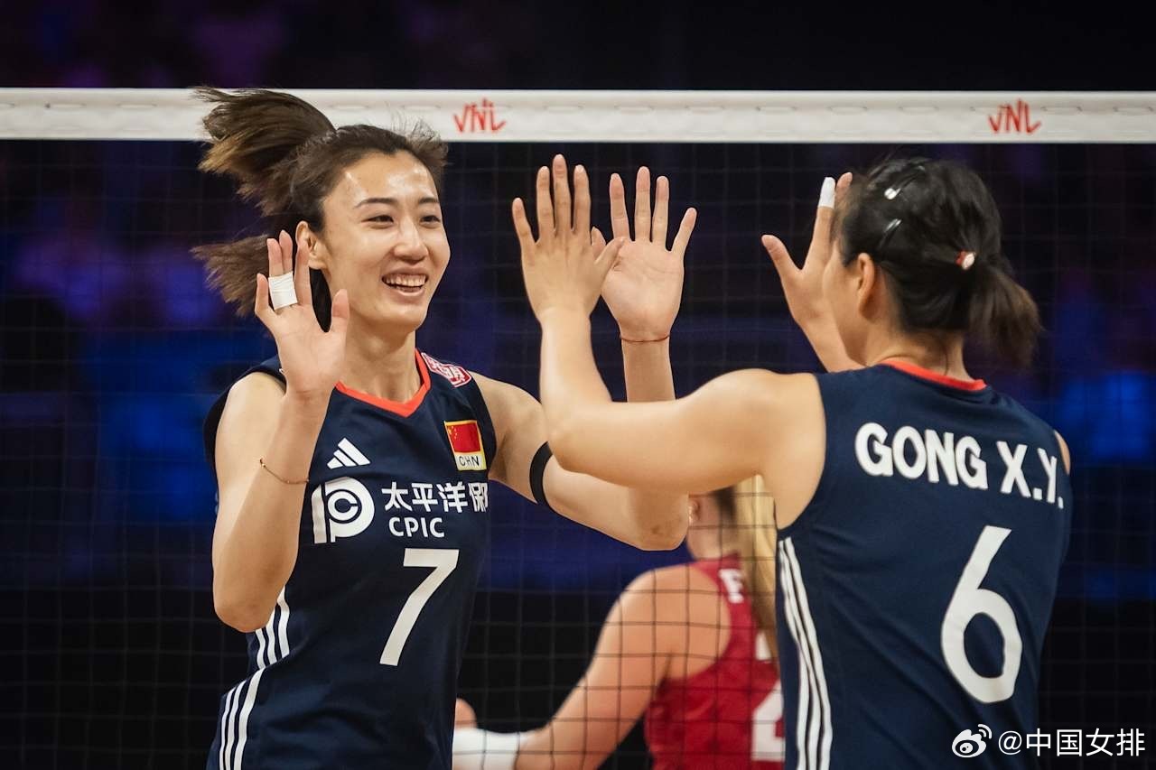 3:2逆转美国队！世联赛美国站中国女排四连胜收官