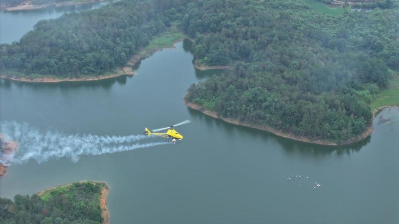 江西首次气象无人机人工影响天气作业试验成功