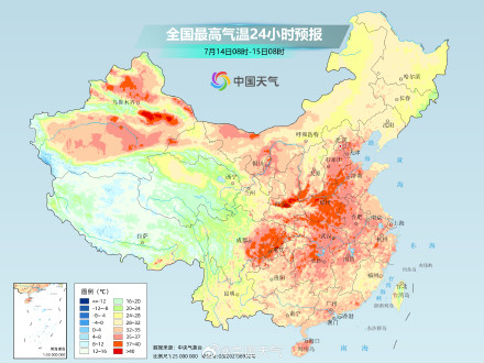 我国高温范围和强度将达近期鼎盛 河南等地成为高温核心区域 我国高温范围和强度将达近期鼎盛 河南等地成为高温核心区域