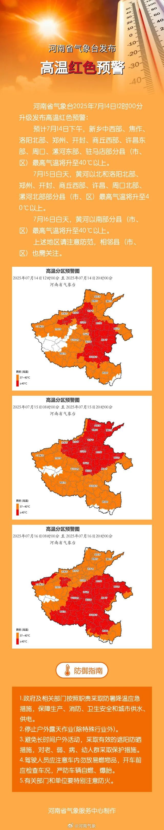 河南升级发布高温红色预警!夏季防溺水指南来了→ 河南升级发布高温红色预警!夏季防溺水指南来了→