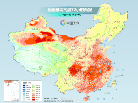 大范围高温过程进入最强时段 陕西河南湖北局地或热到破纪录