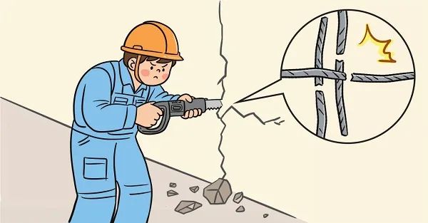 装修公司切断墙内钢筋后继续施工，业主可以索赔吗？