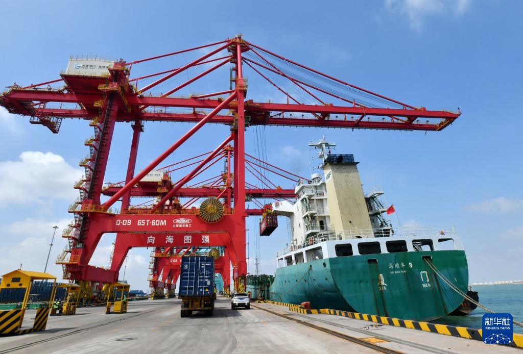 河北黄骅港今年上半年货物吞吐量稳中有增