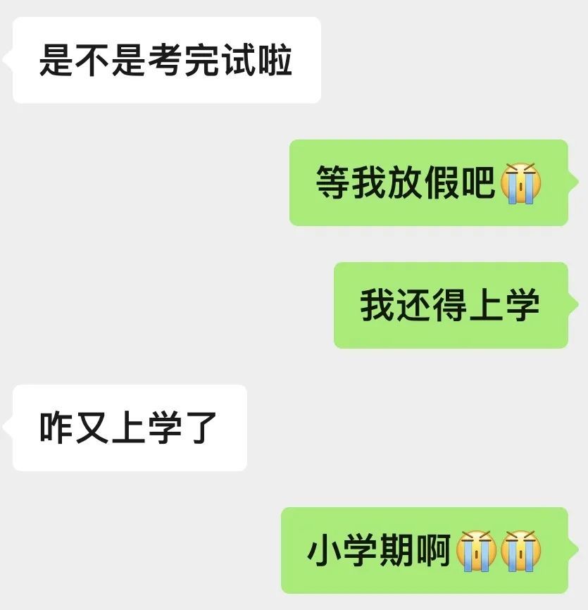 考完试能不能放假？！大学生：“如放……”