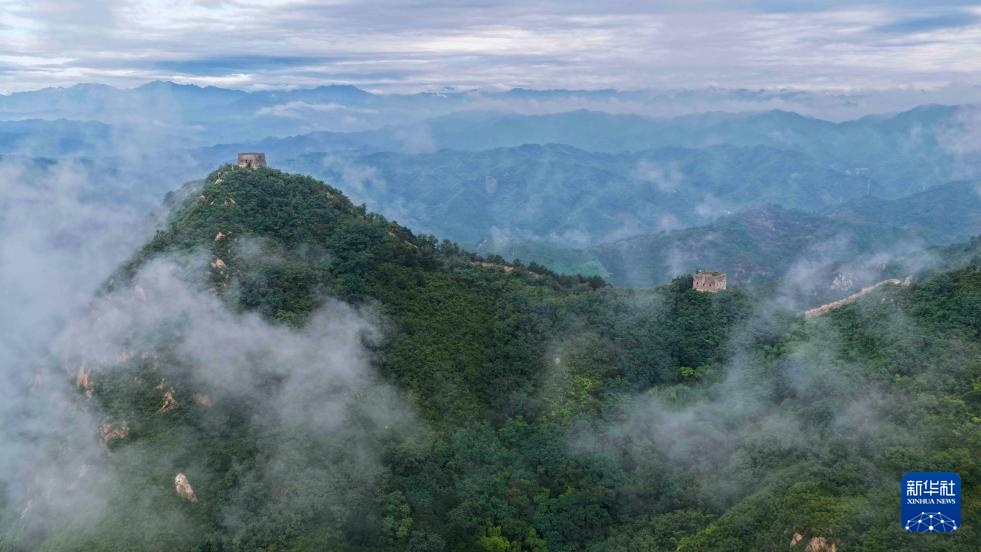 壮美的长城云海 壮美的长城云海