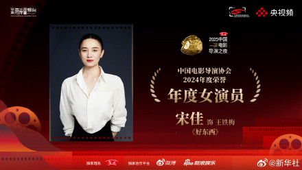 宋佳获得导协年度女演员