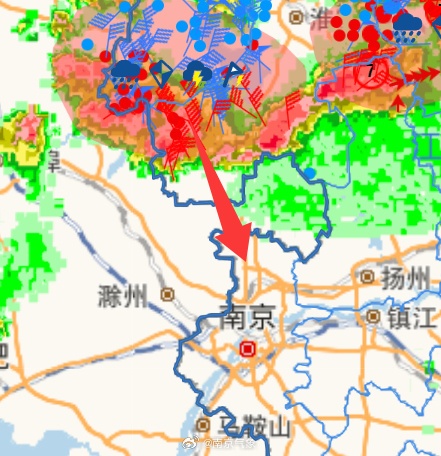 强降水+10级大风！降雨已经在路上了！南京发布强对流黄色预警