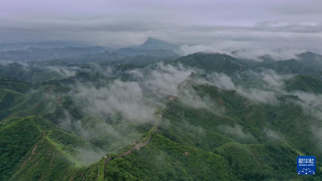 壮美的长城云海 壮美的长城云海
