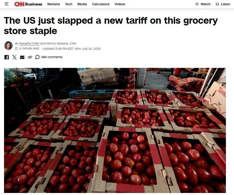 在美国,番茄会成为“下一个鸡蛋”吗? 在美国,番茄会成为“下一个鸡蛋”吗?