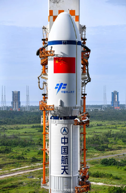 存图！天舟九号发射高能瞬间