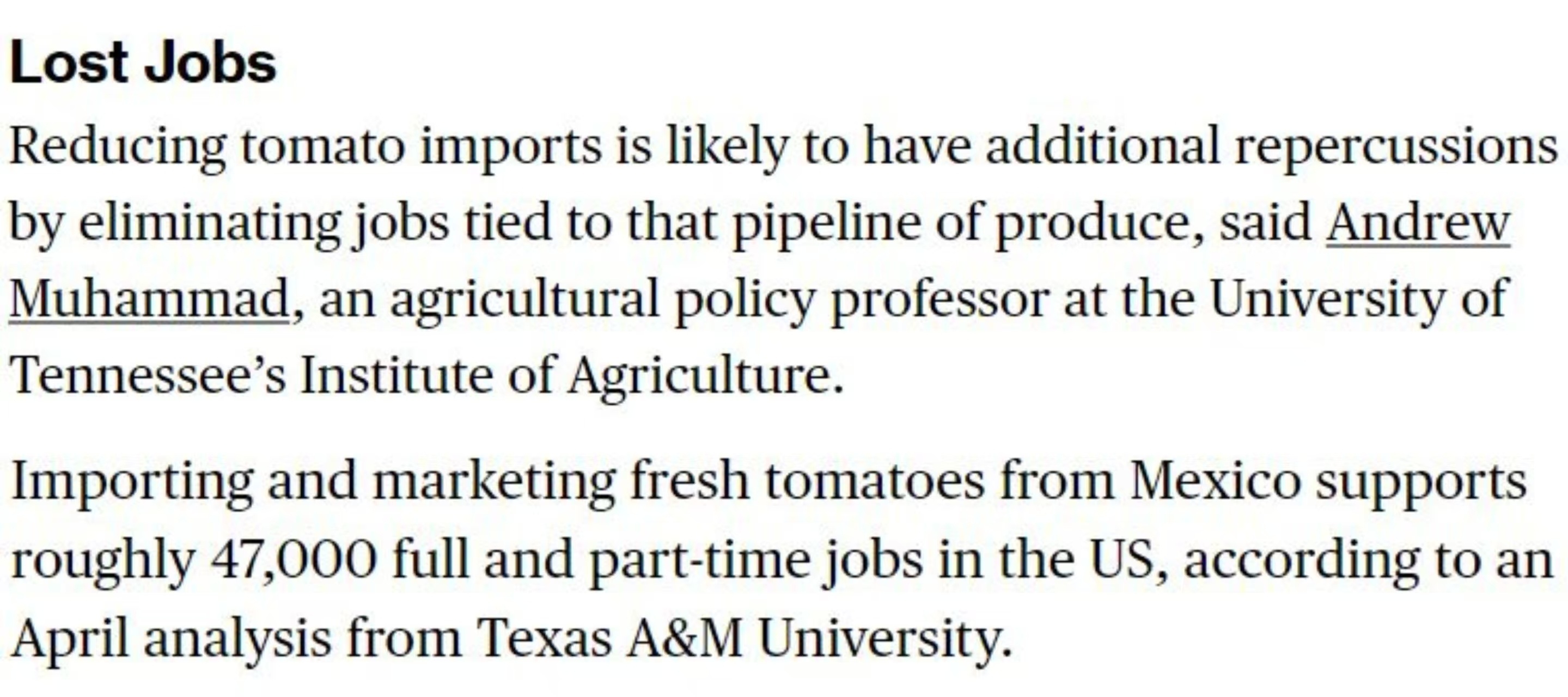 在美国,番茄会成为“下一个鸡蛋”吗? 在美国,番茄会成为“下一个鸡蛋”吗?