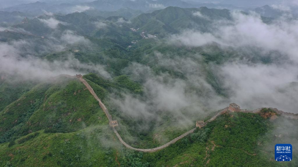 壮美的长城云海 壮美的长城云海