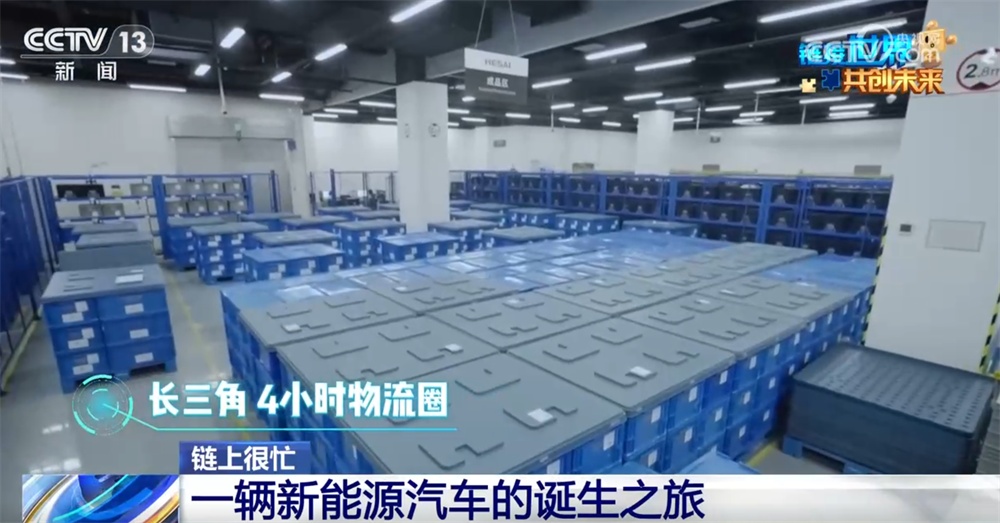 上万零件、4小时内，一辆智能新能源汽车！“超级产业链”展现磅礴力量