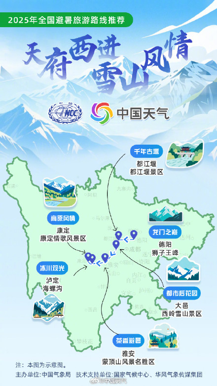 全国暑期避暑旅游路线来了 全国暑期避暑旅游路线来了