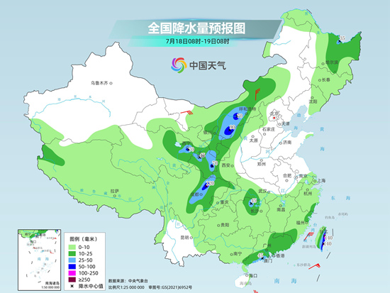 大范围高温逐渐减弱 明夜起北方迎新一轮强降雨过程