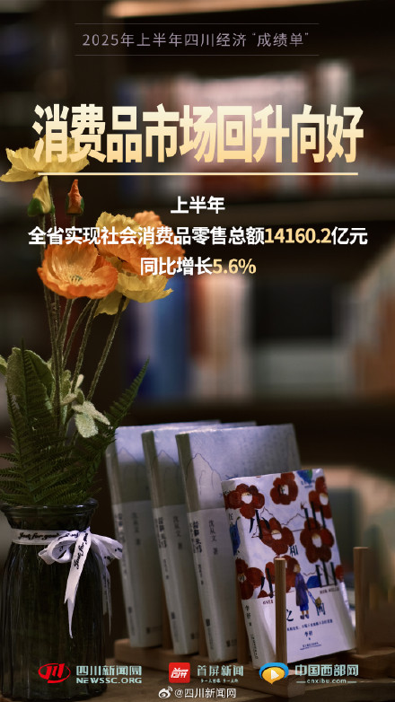 一组海报数览2025年上半年四川经济成绩单