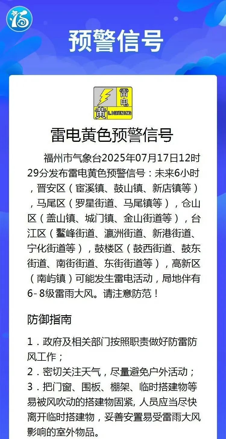 预警！福州刚刚发布！赶紧关窗！还有台风最新消息……