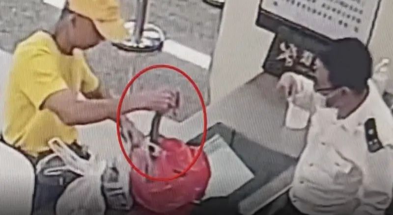 毒性强烈!大爷被拦下后,掏出一条眼镜蛇 毒性强烈!大爷被拦下后,掏出一条眼镜蛇