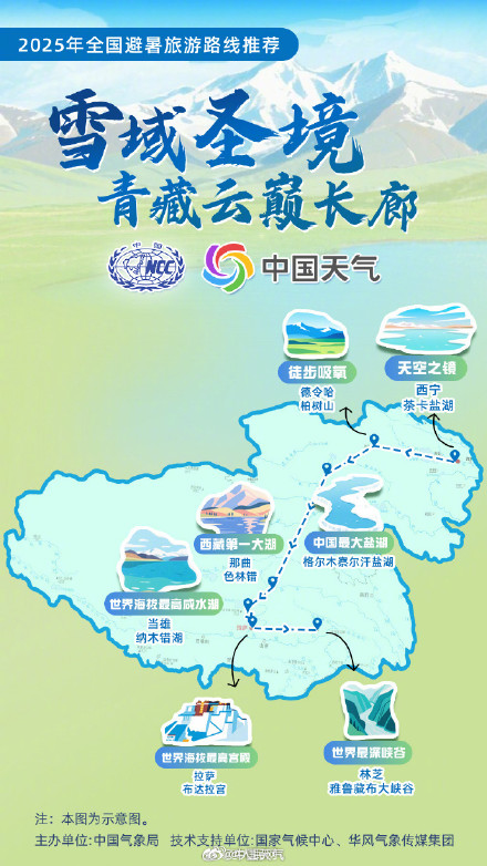 全国暑期避暑旅游路线来了 全国暑期避暑旅游路线来了