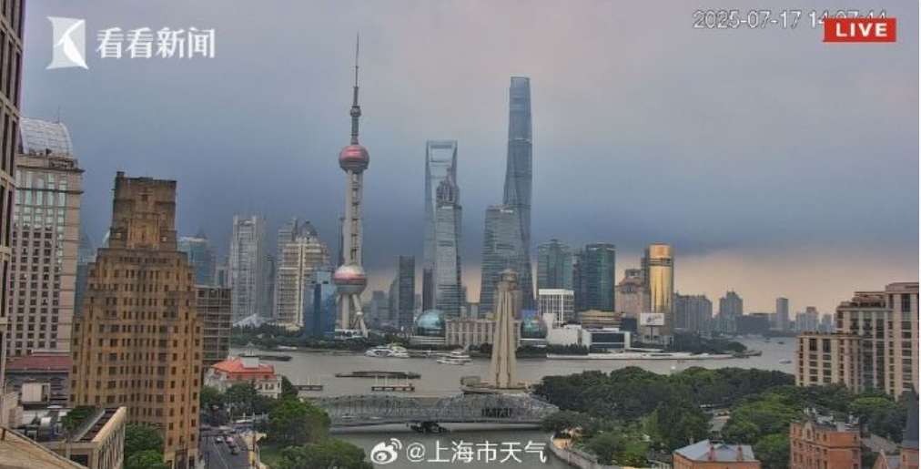 风雨雷电已集齐，还有一个高温，上海四预警齐发！多区进入暴雨阶段