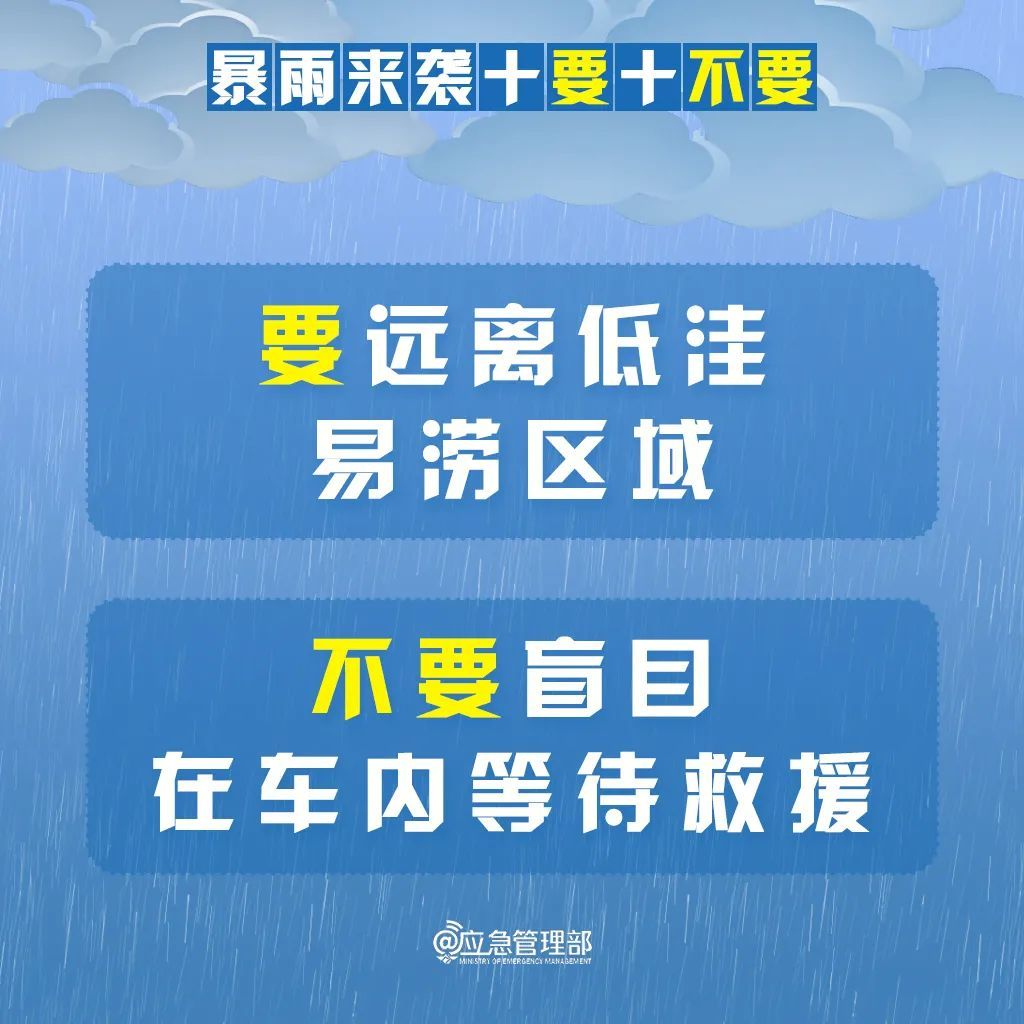 台风“韦帕”生成，暴雨来袭，十要十不要→