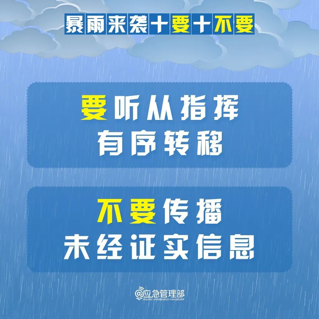 台风“韦帕”生成，暴雨来袭，十要十不要→