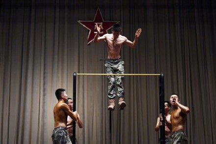 18图 看兵哥哥炫肌肉 ！