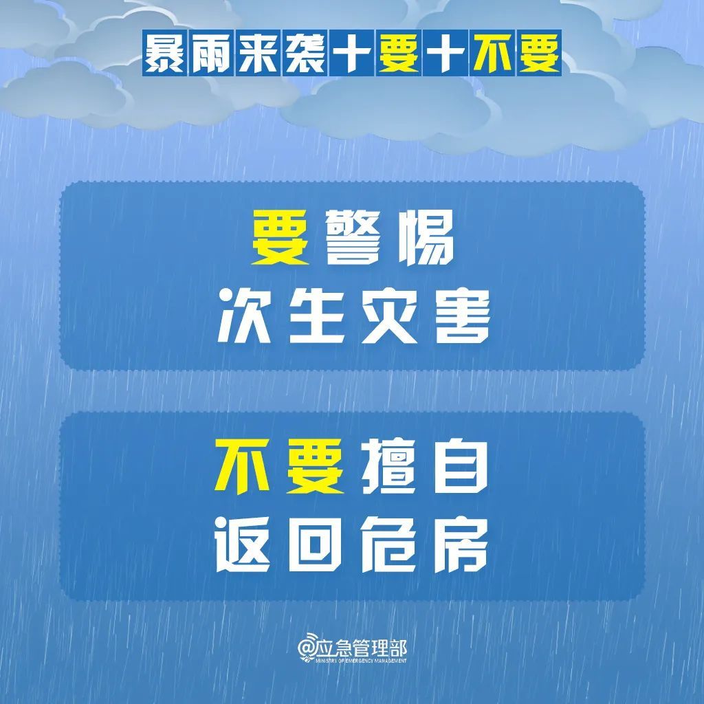 台风“韦帕”生成，暴雨来袭，十要十不要→