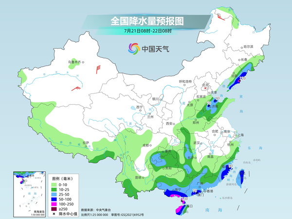 北方大范围较强降雨过程持续 华南沿海需防范台风雨