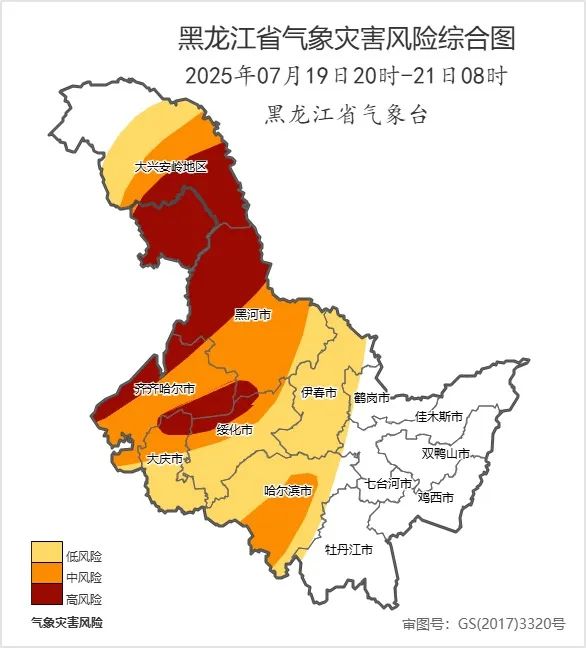 黑龙江发布大雨、暴雨预报！还有山洪风险