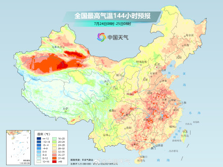 我国高温继续减少减弱 江淮江汉等地高温持久