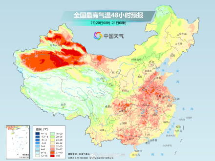 我国高温继续减少减弱 江淮江汉等地高温持久