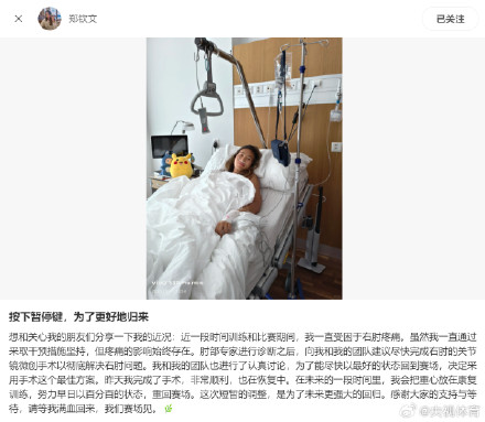 郑钦文按下暂停键为了更好地归来