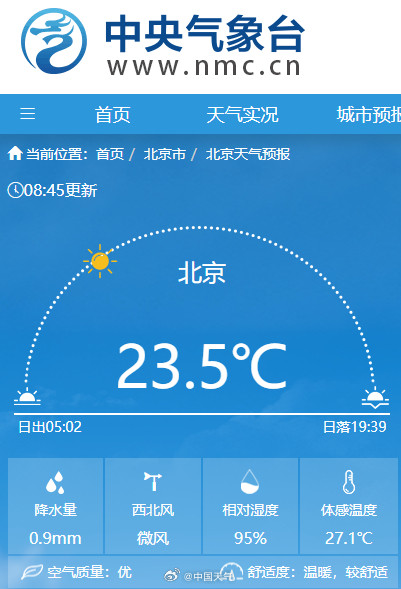 入伏首日北京大雨迎清凉