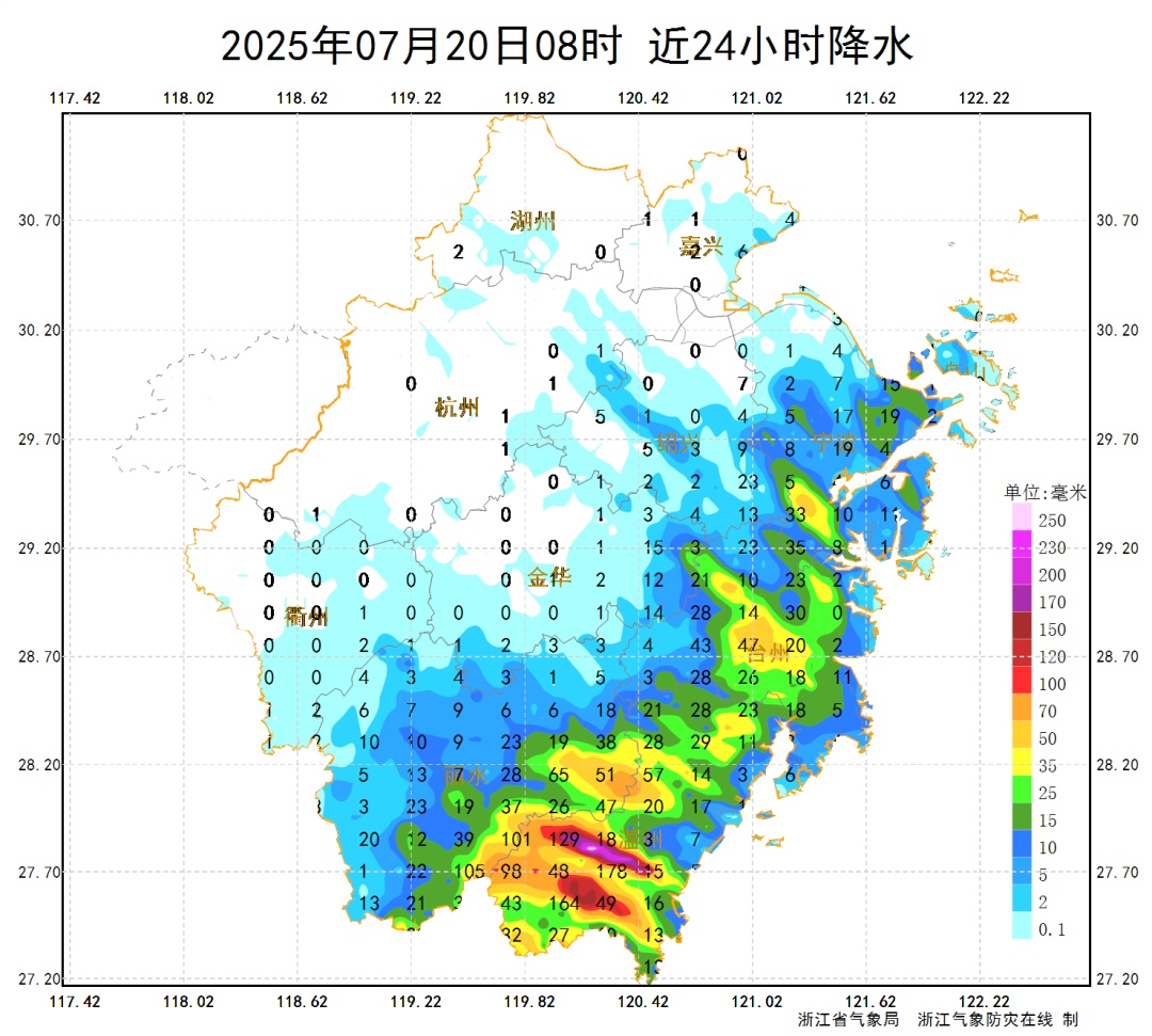 台风“韦帕”带来大雨、暴雨！今日入伏，不过浙江高温范围将大大缩减