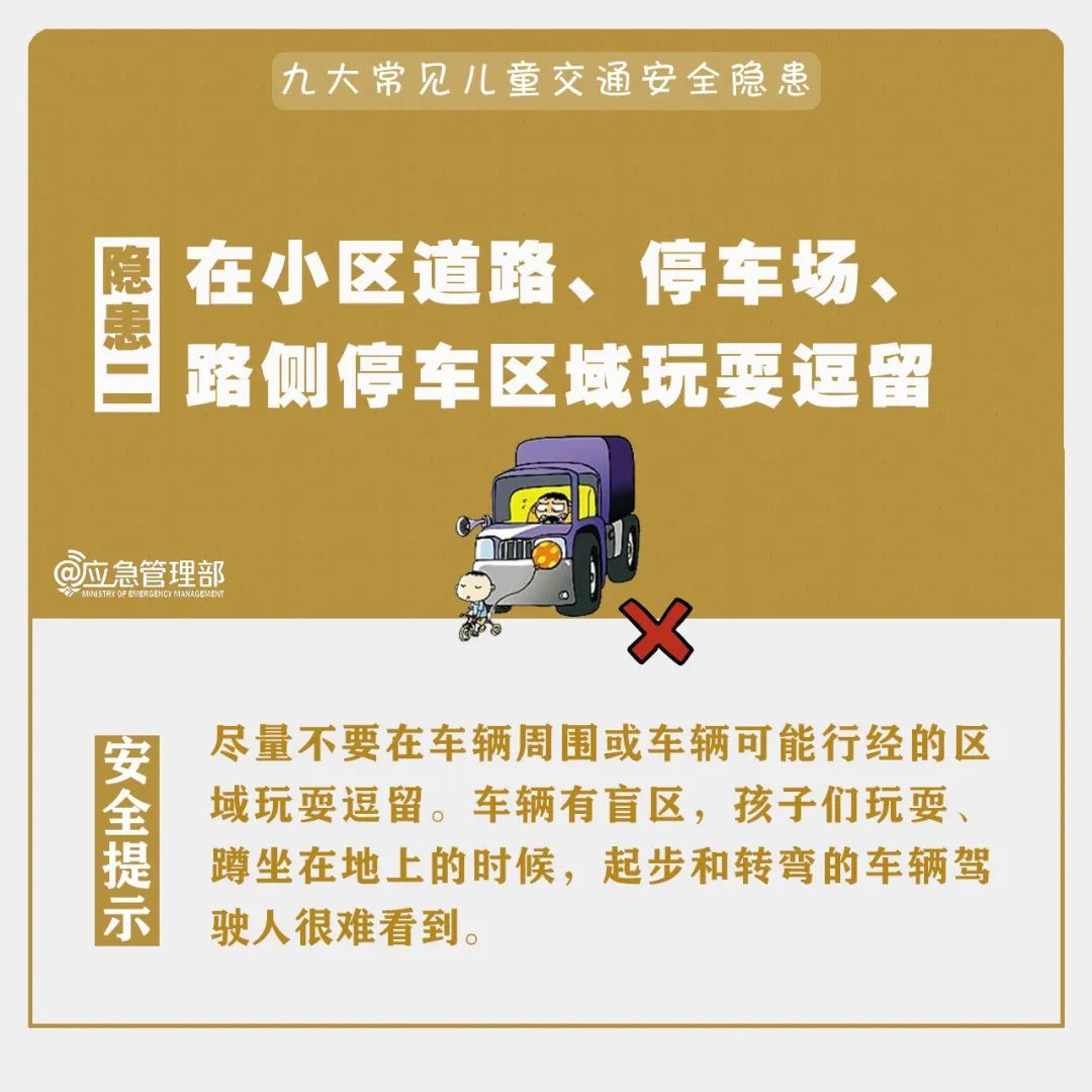 @广大家长，孩子日常出行、玩耍，这些事项一定要警惕 | 安全提示