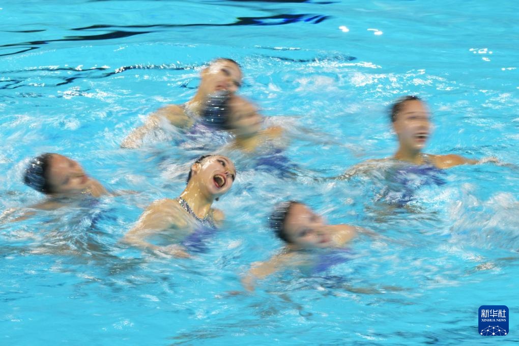 2025年世界游泳锦标赛——中国队获集体自由自选冠军 2025年世界游泳锦标赛——中国队获集体自由自选冠军