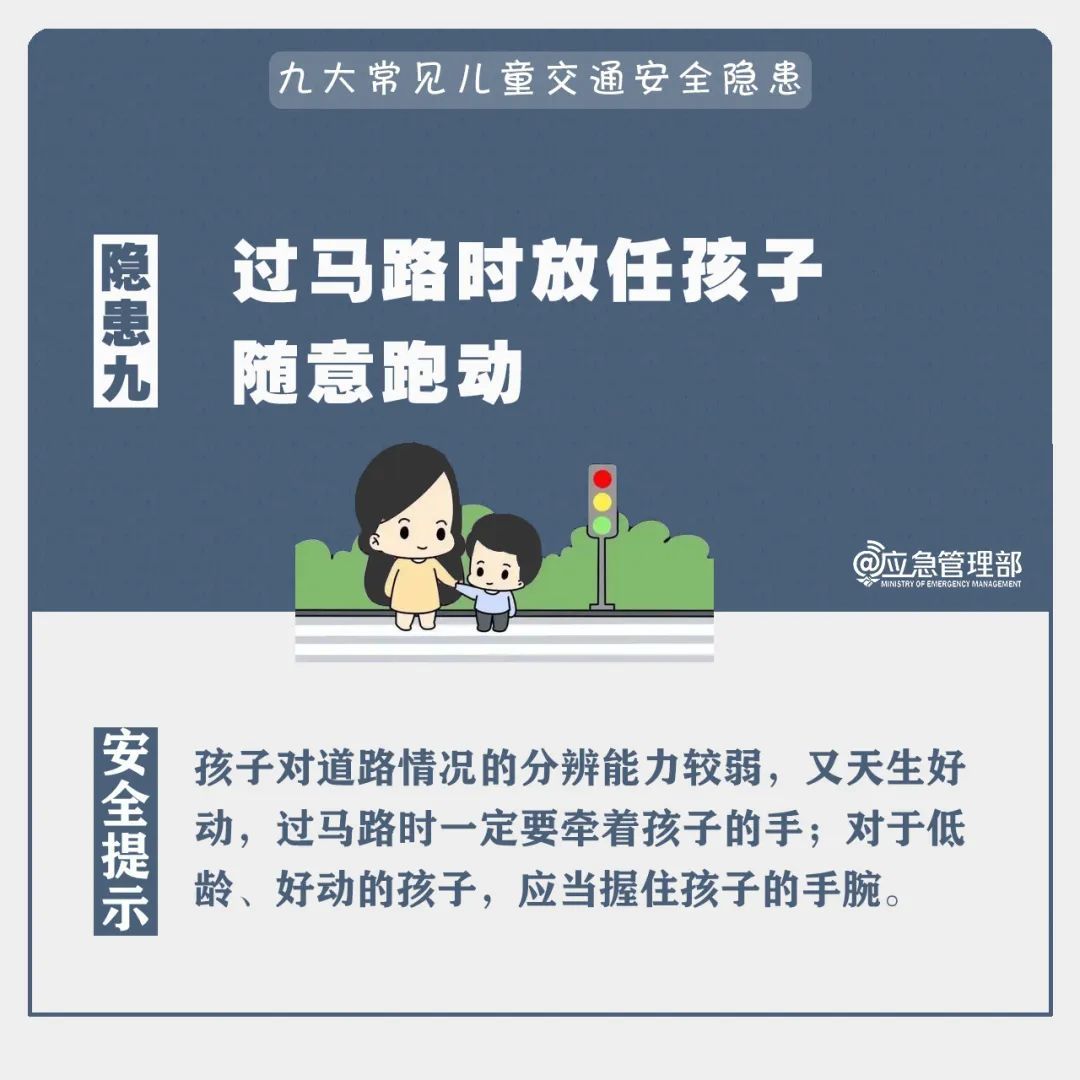 @广大家长，孩子日常出行、玩耍，这些事项一定要警惕 | 安全提示